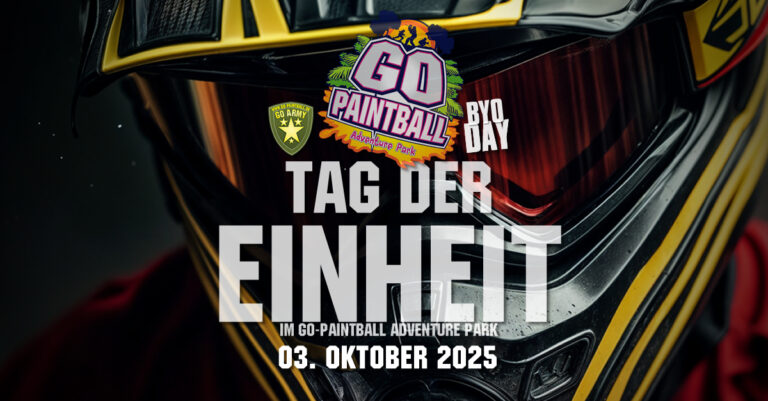 Tag der Einheit Paintball 2025 im Go Paintball Adventure Park