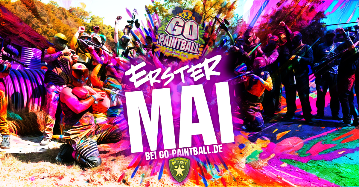 1. Mai 2025 – Geführte Paintball-Spiele bei Go Paintball