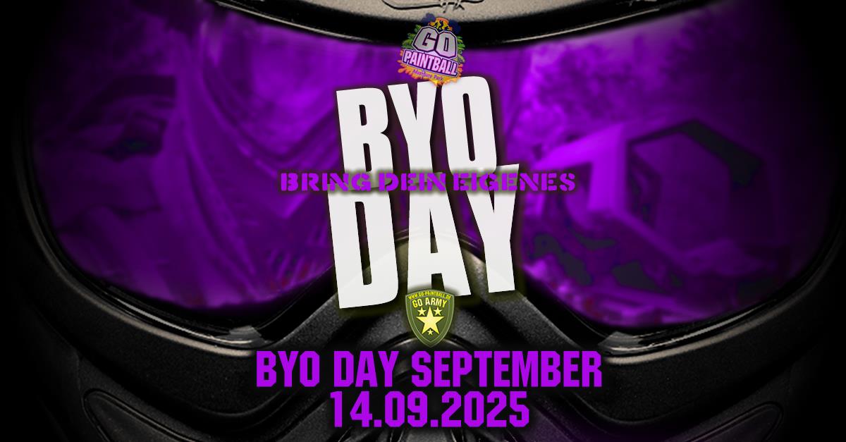 BYO Day – Paintball-Action am 14. September 2025