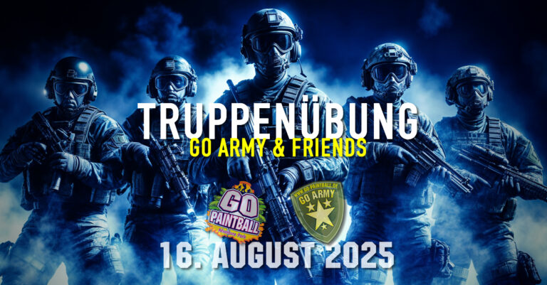 GO ARMY Truppenübung Paintball 16. August 2025