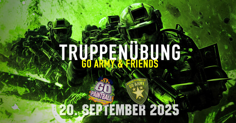 GO ARMY Truppenübung Paintball 20. September 2025